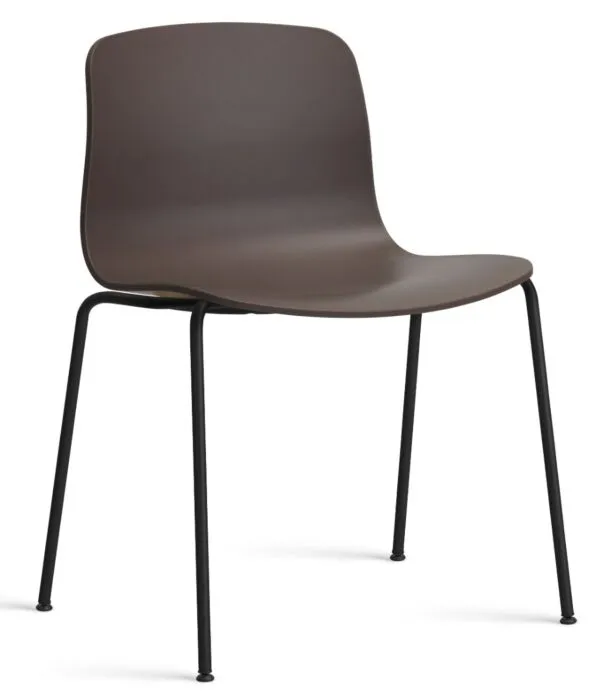 Merkproduct HAY About a Chair AAC16 zwart onderstel stoel-Raisin