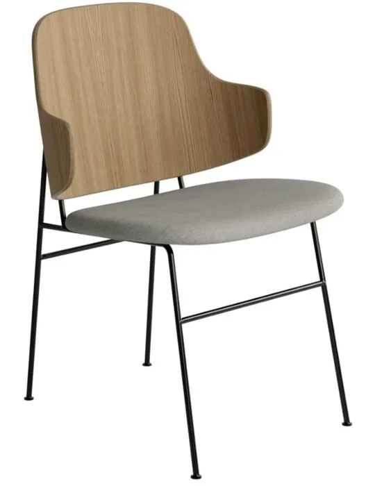 Audo Copenhagen The Penguin Dining eetkamerstoel - Natural Oak-Re-wool 218 Beperkte Voorraad