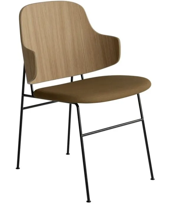 Audo Copenhagen The Penguin Dining eetkamerstoel - Natural Oak-Re-wool 448 Seizoensaanbieding