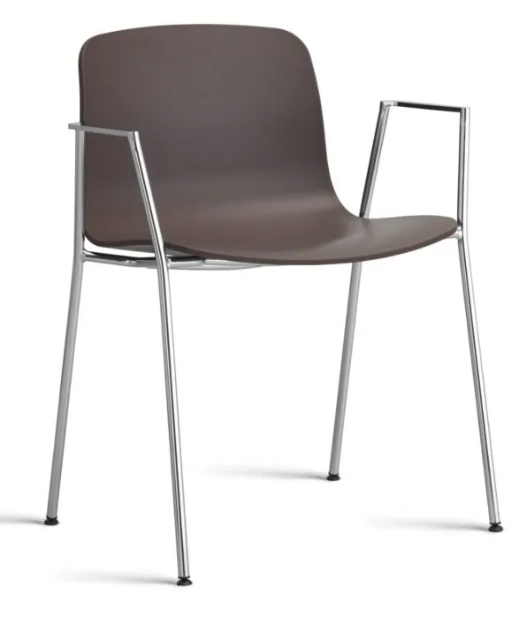 Koop Online HAY About a Chair AAC18 chroom onderstel stoel-Raisin