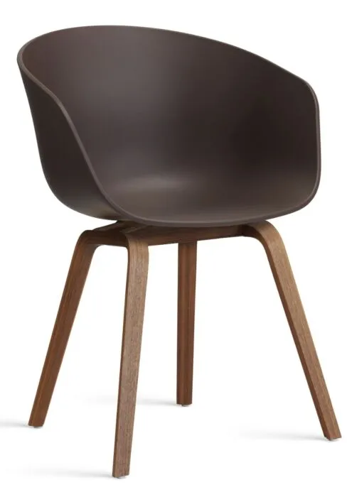 Flitsaanbieding HAY About a Chair AAC22 stoel Walnoot onderstel-Raisin