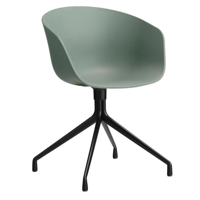 Koop Online HAY About a Chair AAC20 zwart onderstel stoel-Fall Green