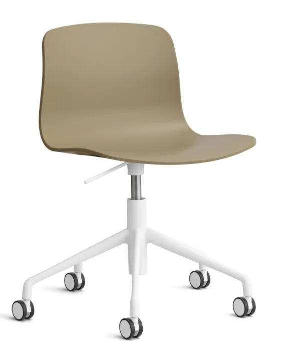 HAY About a Chair AAC50 gasveer bureaustoel - wit onderstel-Clay Gratis Retour