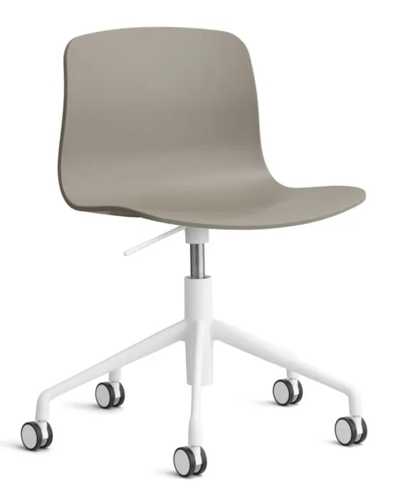 HAY About a Chair AAC50 gasveer bureaustoel - wit onderstel-Khaki Rechtstreeks Van De Fabrikant