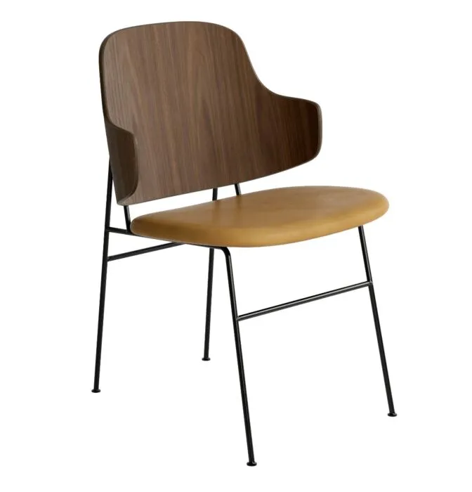 Audo Copenhagen The Penguin Dining eetkamerstoel - Walnut-Dakar 0250 Express Levering