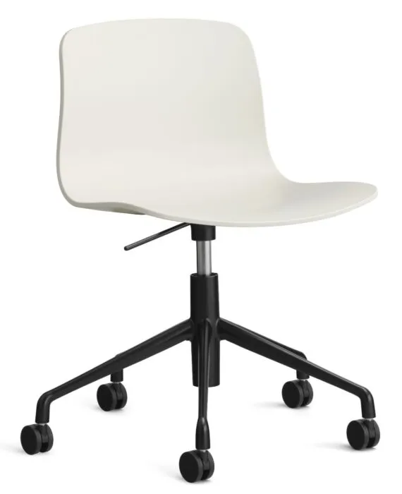 HAY About a Chair AAC50 gasveer bureaustoel - zwart onderstel-Melange Cream Dagaanbieding