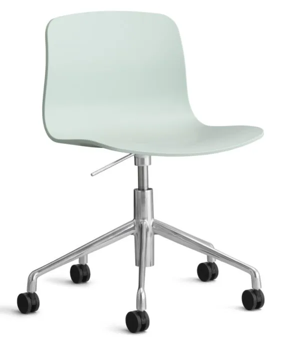 HAY About a Chair AAC50 gasveer bureaustoel - chrome onderstel-Dusty Mint Bestel Nu