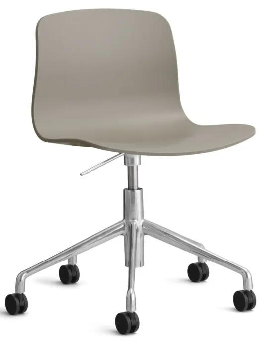 Dagaanbieding HAY About a Chair AAC50 gasveer bureaustoel - chrome onderstel-Khaki