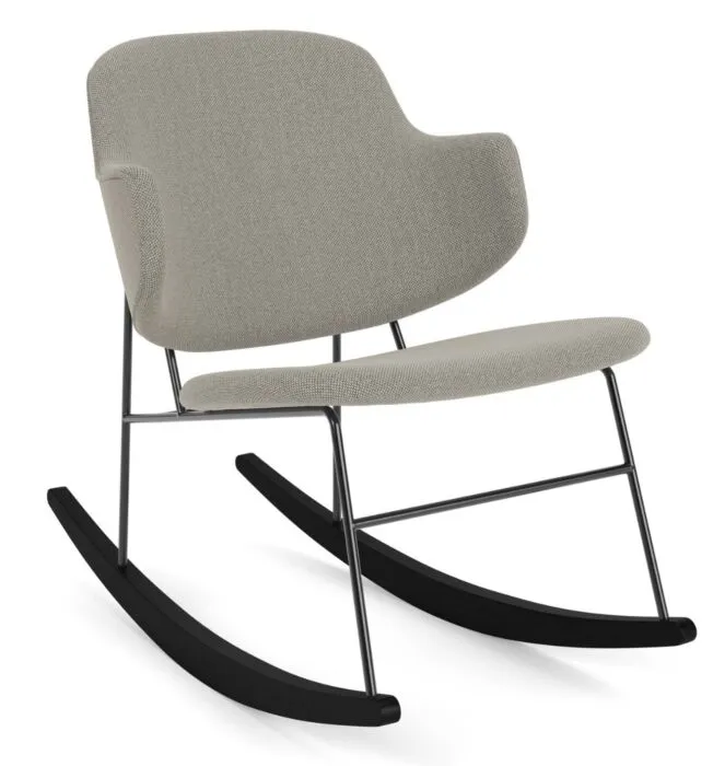 Audo Copenhagen The Penguin Rocking fauteuil - gestoffeerd-Re-wool 218 Laatste Kans