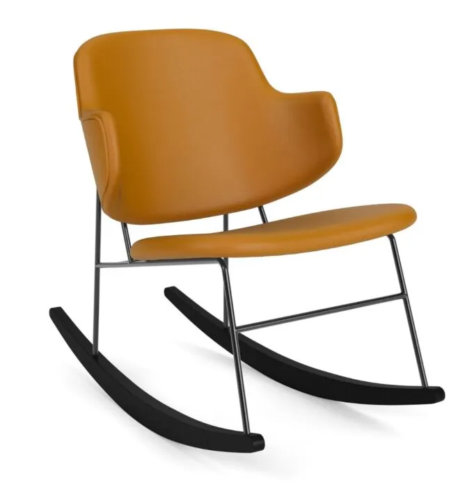 Beperkte Voorraad Audo Copenhagen The Penguin Rocking fauteuil - gestoffeerd-Dakar 0250
