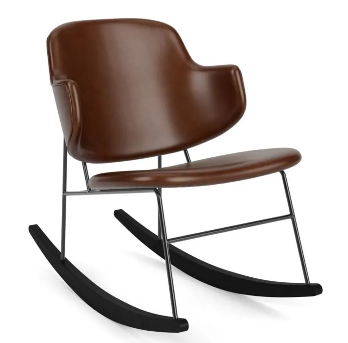 Fabrieksprijs Audo Copenhagen The Penguin Rocking fauteuil - gestoffeerd-Dakar 0329