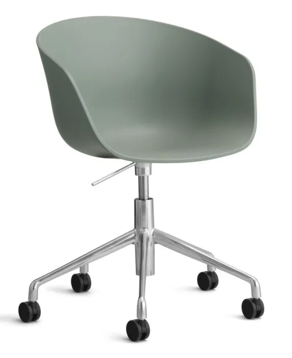 Koop Vandaag HAY About a Chair AAC52 gasveer bureaustoel - Chrome onderstel-Fall Green