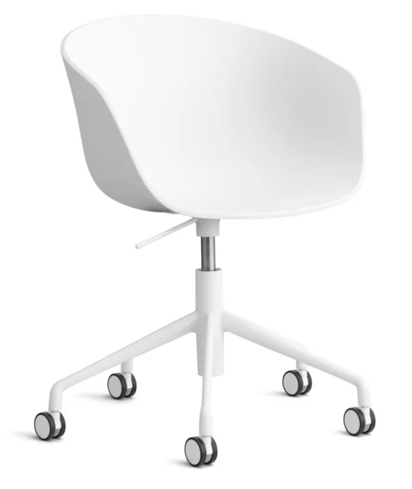 Alleen Vandaag HAY About a Chair AAC52 gasveer bureaustoel - Wit onderstel-White