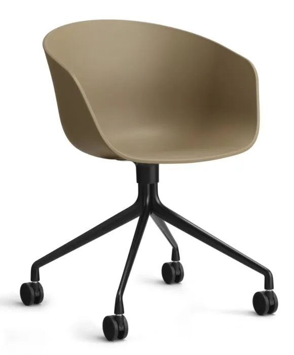 Laatste Kans HAY About a Chair AAC24 bureaustoel - Zwart onderstel-Clay