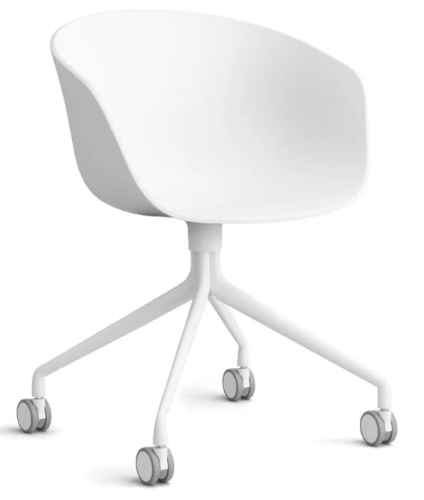 Direct Verzonden HAY About a Chair AAC24 bureaustoel - Wit onderstel-White