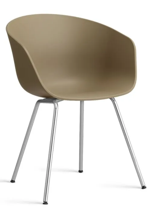 Beperkte Voorraad HAY About a Chair AAC26 - chrome onderstel-Clay