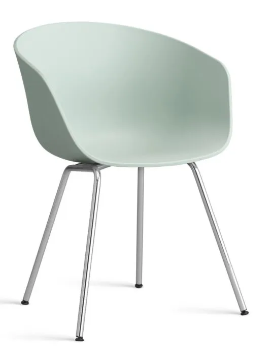 Beperkt Aanbod HAY About a Chair AAC26 - chrome onderstel-Dusty Mint