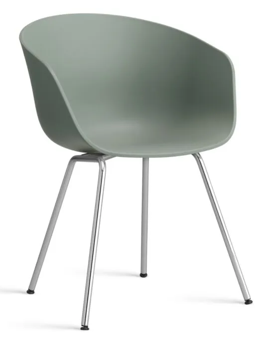 HAY About a Chair AAC26 - chrome onderstel-Fall Green Beperkte Voorraad