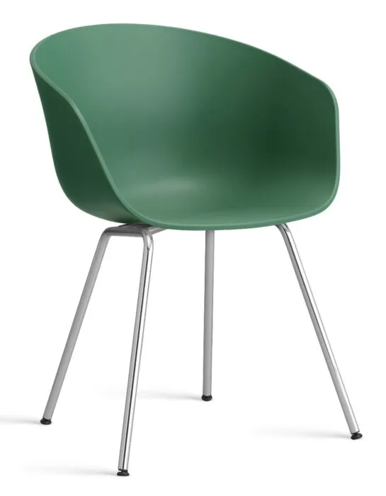 Koopje HAY About a Chair AAC26 - chrome onderstel-Teal Green