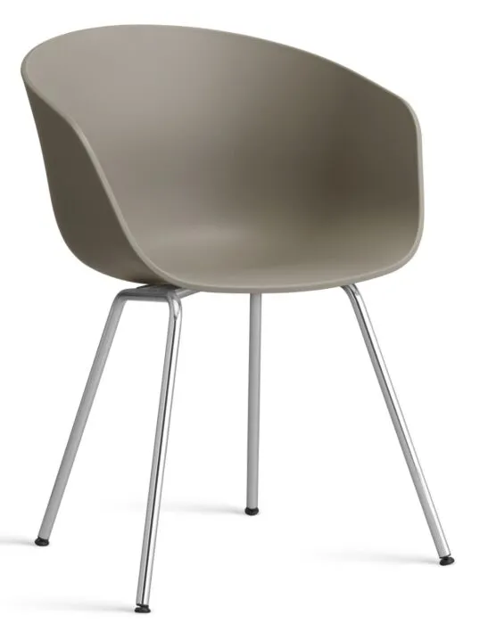 HAY About a Chair AAC26 - chrome onderstel-Khaki Must-Have