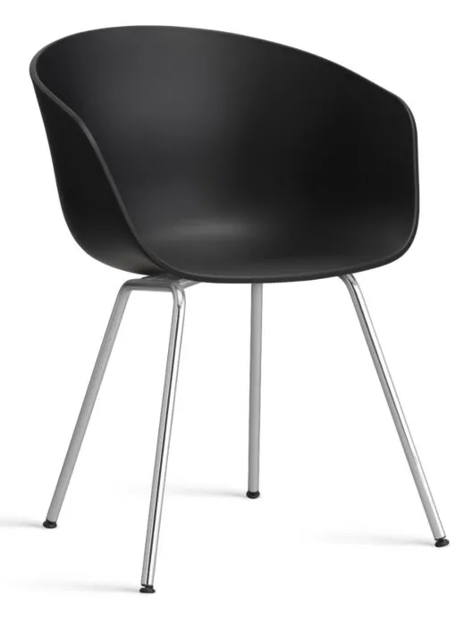 HAY About a Chair AAC26 - chrome onderstel-Black Direct Beschikbaar