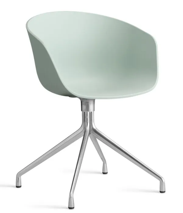 Koop Online HAY About a Chair AAC20 chroom onderstel stoel-Dusty Mint