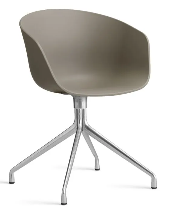 HAY About a Chair AAC20 chroom onderstel stoel-Khaki Lage Prijs