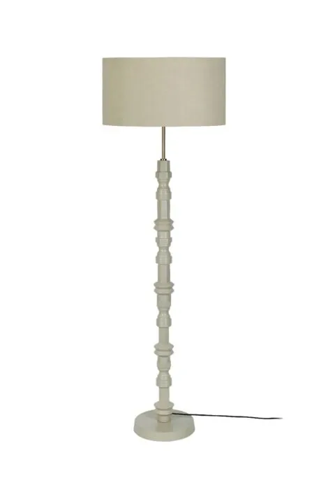 Zuiver Totem vloerlamp-Beige Op = Op