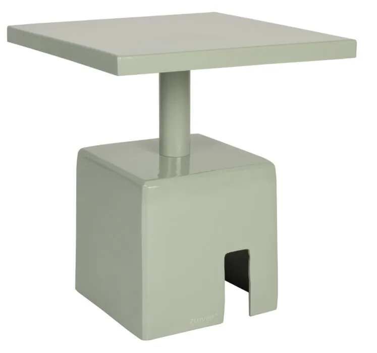 Weekendaanbieding Zuiver Chubby bijzettafel-Stone Green