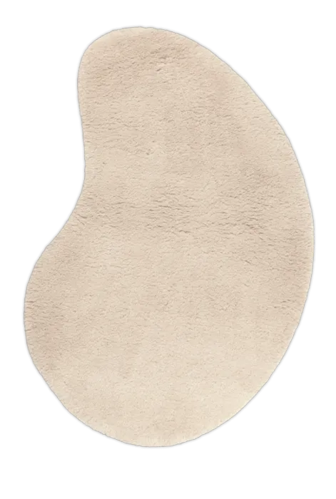 Ferm Living Forma Wool vloerkleed-Small-Off-white Tijdelijk Beschikbaar