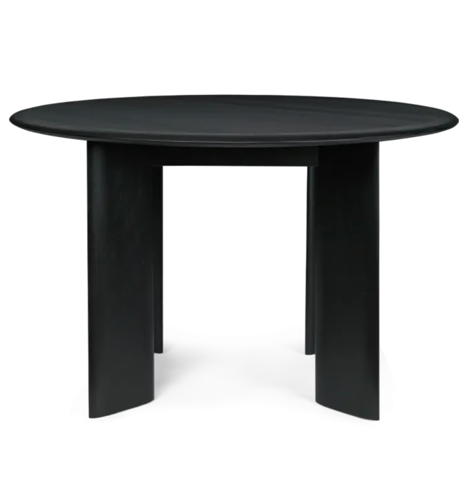 Ferm Living Bevel rond eettafel - Ø117-Black Oiled Beech Seizoensaanbieding