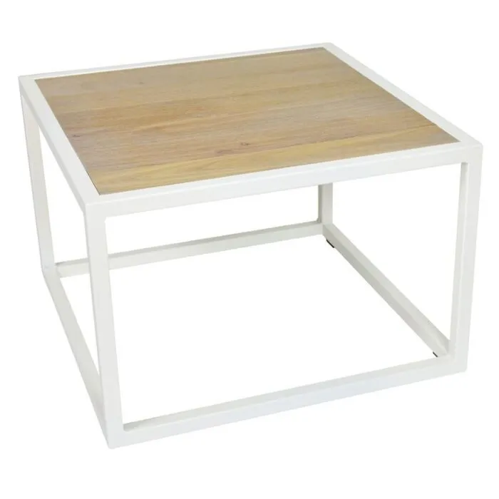 Snelle Levering Spinder Diva salontafel/bijzettafel -Wit-60x60 cm - OUTLET