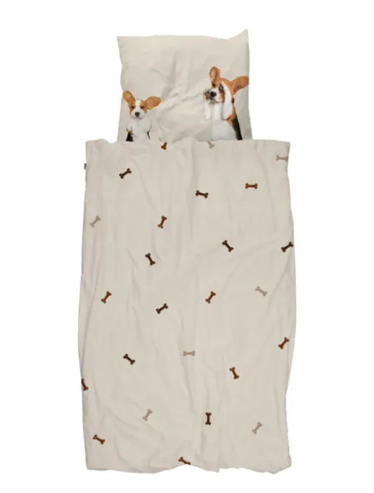 Snurk Beagle Friends dekbedovertrek-140x200/220 cm-Beagle Populair
