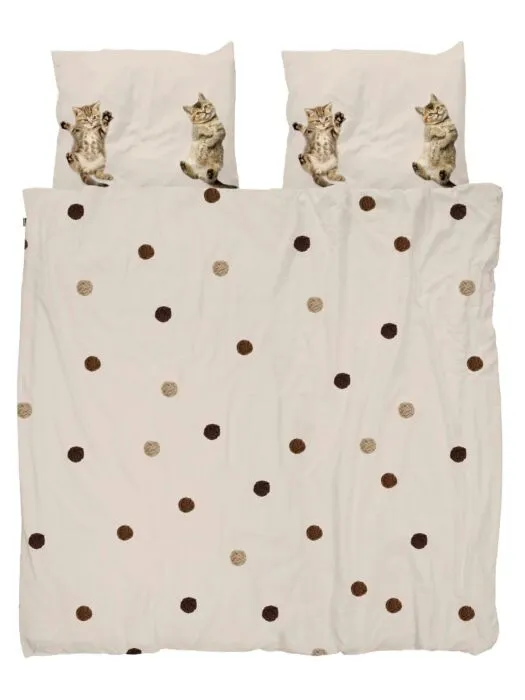 Snurk Kitten Friends dekbedovertrek-200x200/220 cm Nu Kopen