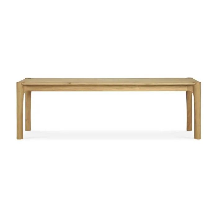 Ethnicraft PI bank-146 cm-Eikenhout Seizoensaanbieding