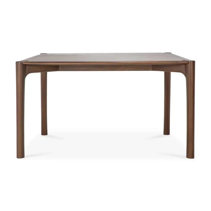 Ethnicraft PI eettafel bruin teak-140 cm Gereduceerde Prijs