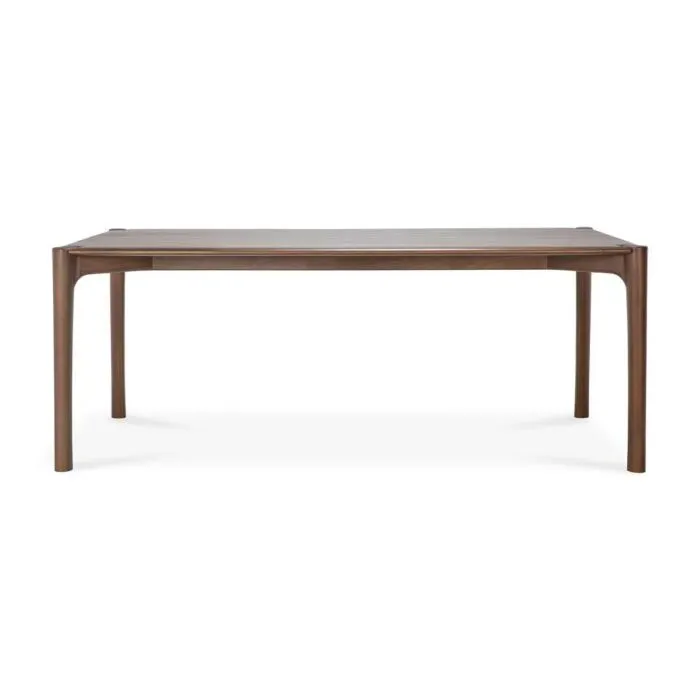 Ethnicraft PI eettafel bruin teak-200 cm Shop Nu