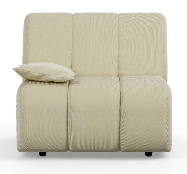 HKliving Wave bank - Left Low Arm element- Hay Laatste Kans