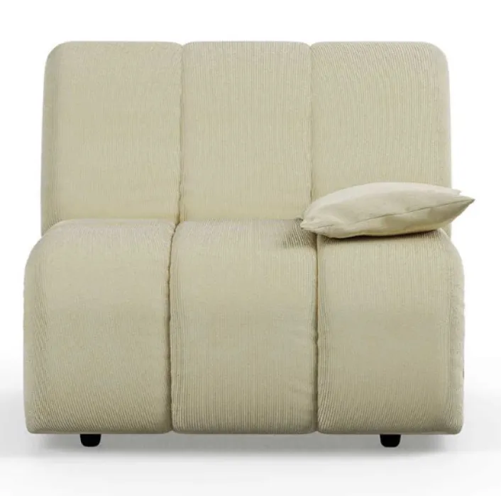 Koopje HKliving Wave bank - Right Low Arm element-HAY