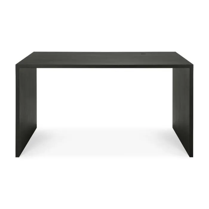 Alleen Vandaag Ethnicraft U bureau-140x70 cm-Zwart Eikenhout