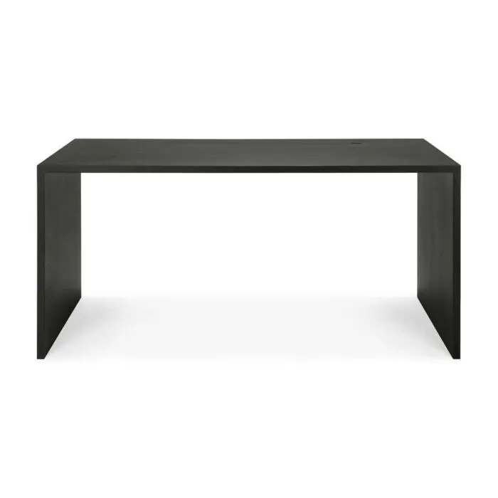 Ethnicraft U bureau-160x80 cm-Zwart Eikenhout Bestseller