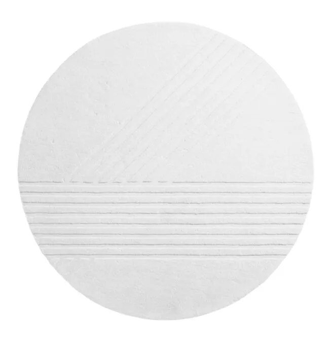 Hoge Kwaliteit WOUD Kyoto rond vloerkleed-Off-white-Ø 200 cm