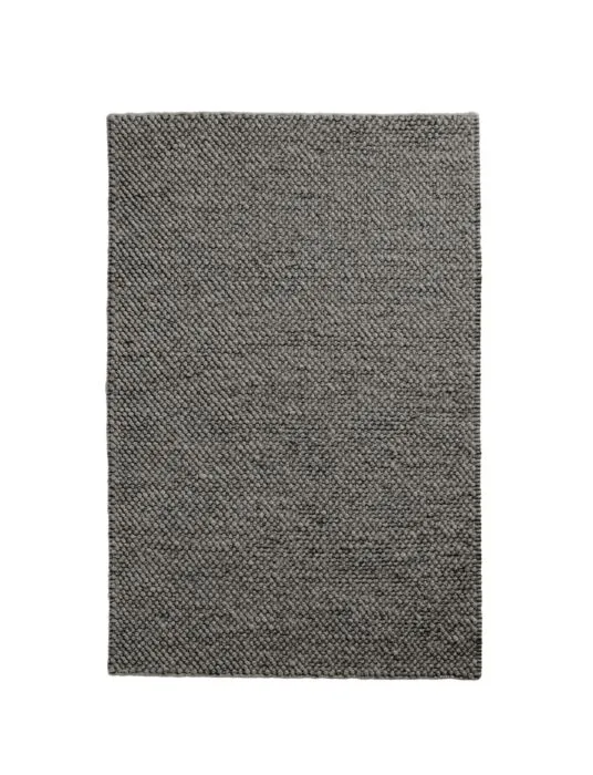 Beperkte Voorraad WOUD Tact vloerkleed-Anthracite Grey-90x140 cm