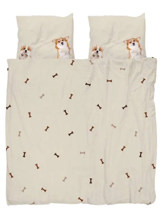 Seizoensaanbieding Snurk Beagle Friends dekbedovertrek-240x200/220 cm