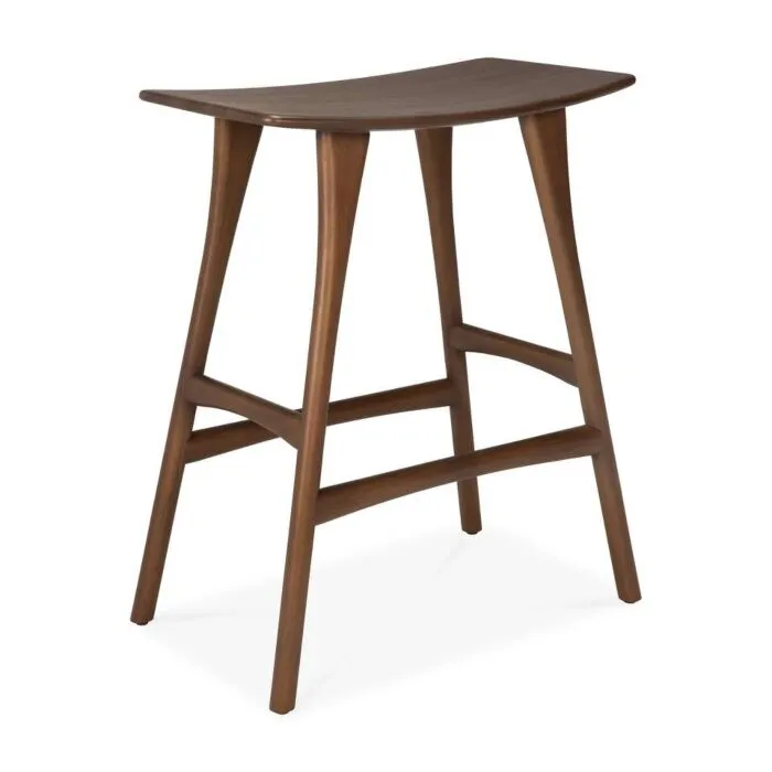 Ethnicraft Osso Bruin Teak kruk - hoog Korting