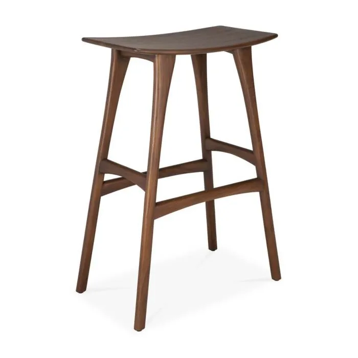 Superprijs Ethnicraft Osso Bruin Teak barkruk