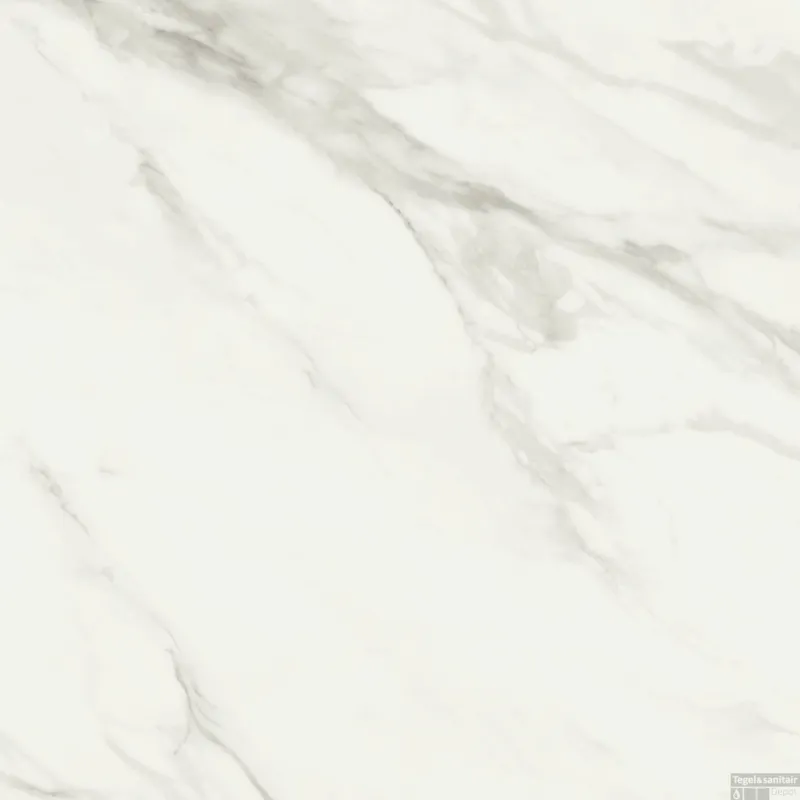 Vloertegel XL Etile Always White Natural Glans 80x80cm (Doosinhoud 1.28m²) Laatste Kans