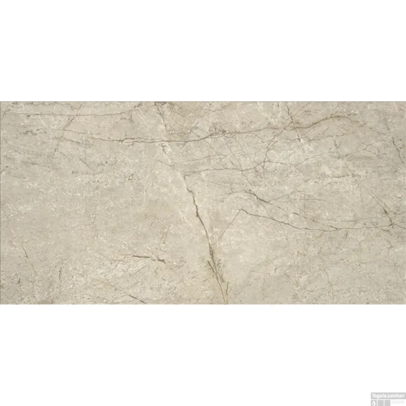 Vloertegel Alaplana P.E. Athlone Beige Marmerlook Glans 60x120 cm (doosinhoud 1.44m2) Seizoensaanbieding