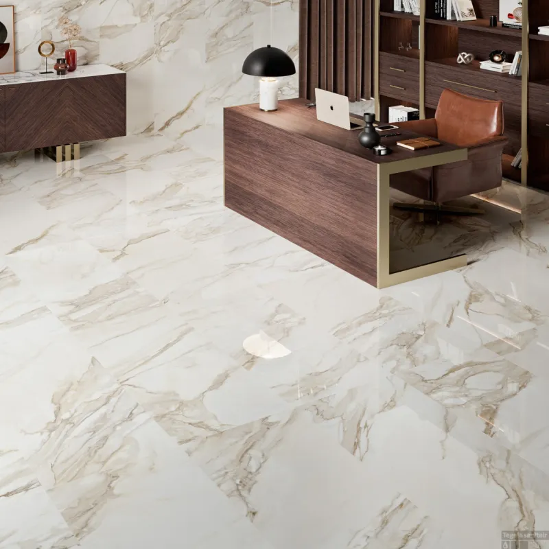 Vloertegel Alaplana Golden Hill 60x120 cm Gepolijst (doosinhoud 1.40m2) Betrouwbaar