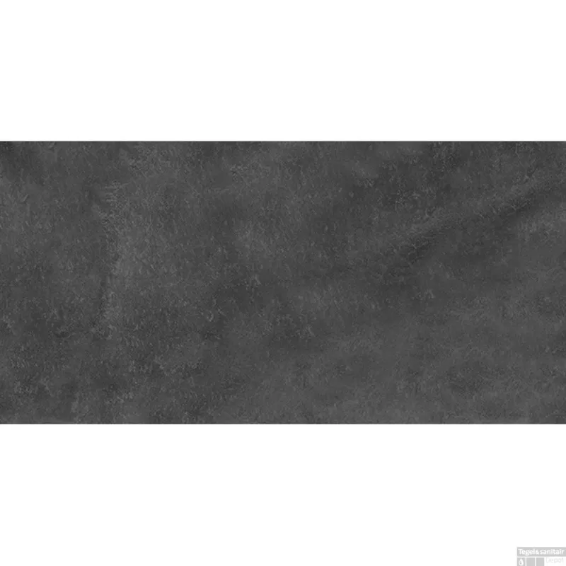 Koop Online Vloertegel Cristacer Iron 60x120 cm Gerectificeerd Mat Graphite (doosinhoud 1.44m2)